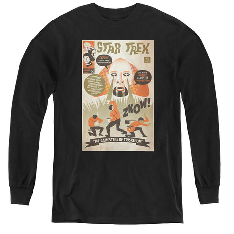 Star Trek/tos Episode 45-youth Long Sleeve Tee-black