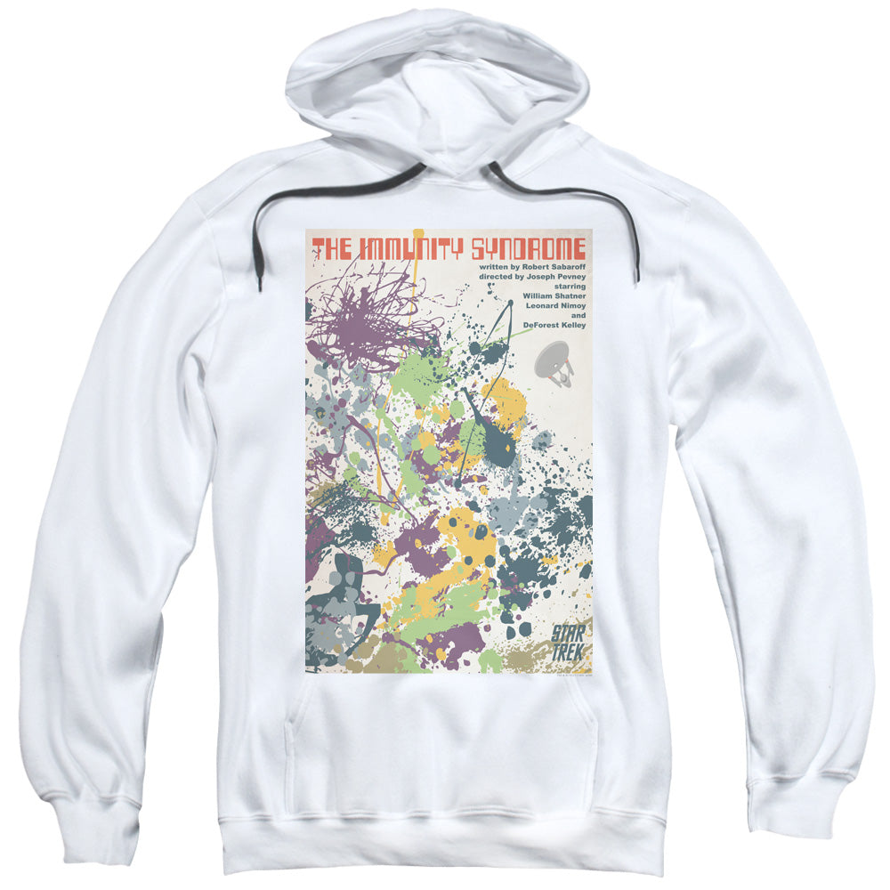 Star Trek/tos Episode 47-adult Pull-over Hoodie-white