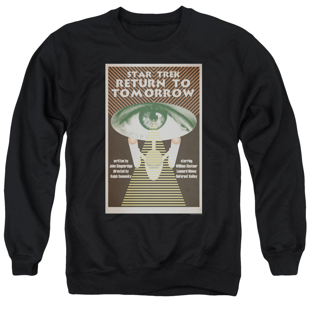 Star Trek/tos Episode 49-adult Crewneck Sweatshirt-black