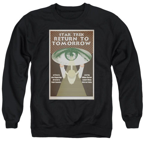 Star Trek/tos Episode 49-adult Crewneck Sweatshirt-black