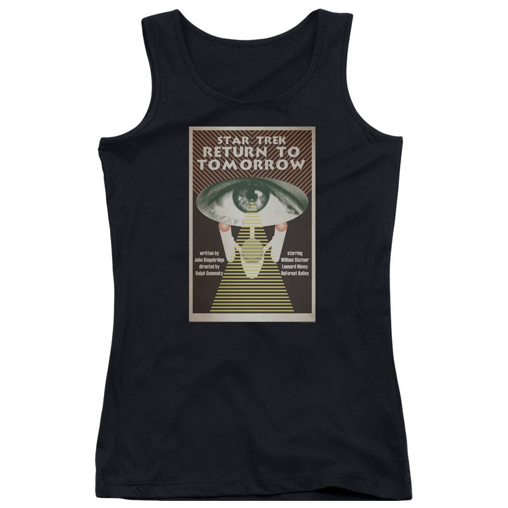 Star Trek/tos Episode 49-juniors Tank Top-black