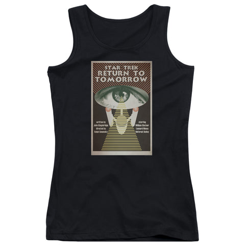 Star Trek/tos Episode 49-juniors Tank Top-black