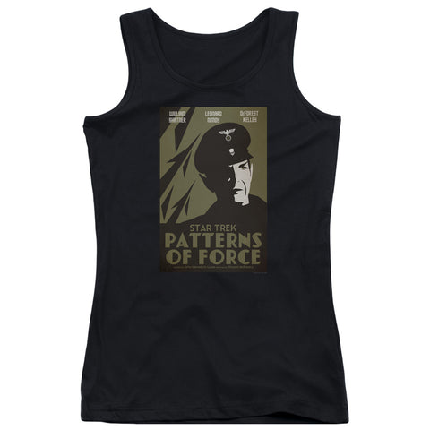 Star Trek/tos Episode 50-juniors Tank Top-black