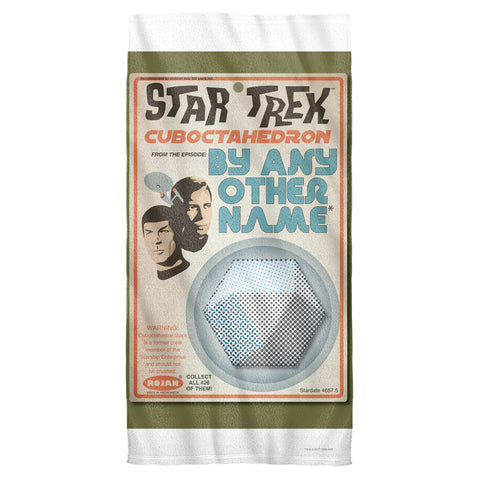 Star Trek/tos Episode 51-cotton Front / Poly Back Beach Towel-white