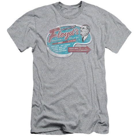 Mayberry/floyds Barber Shop - S/s Adult 30/1 - Athletic Heather