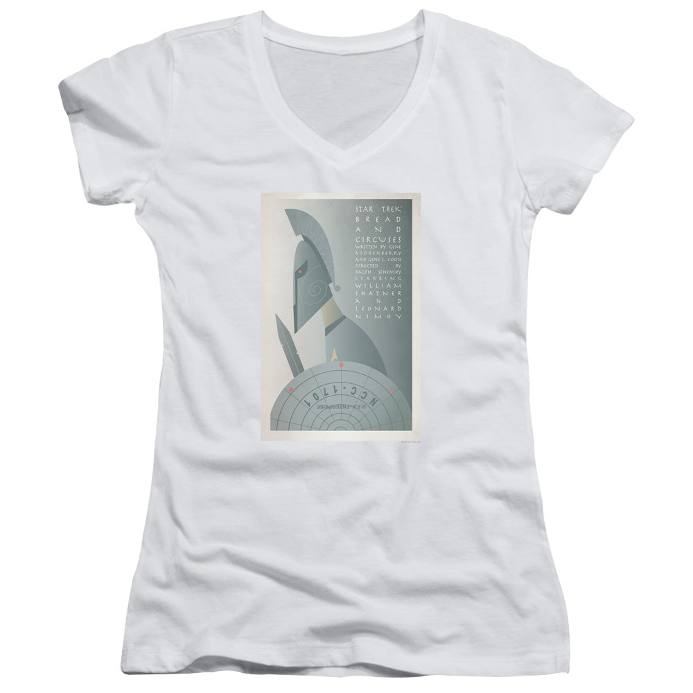 Star Trek/tos Episode 54-junior V-neck-white