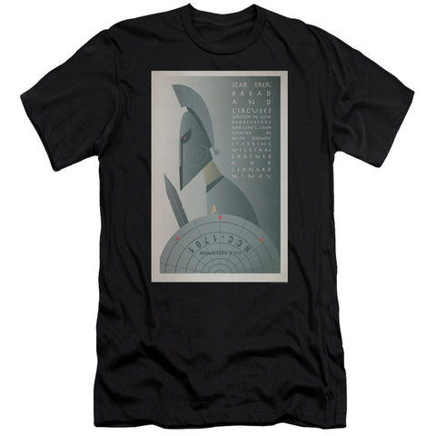 Star Trek/tos Episode 54-premuim Canvas Adult Slim Fit 30/1-black