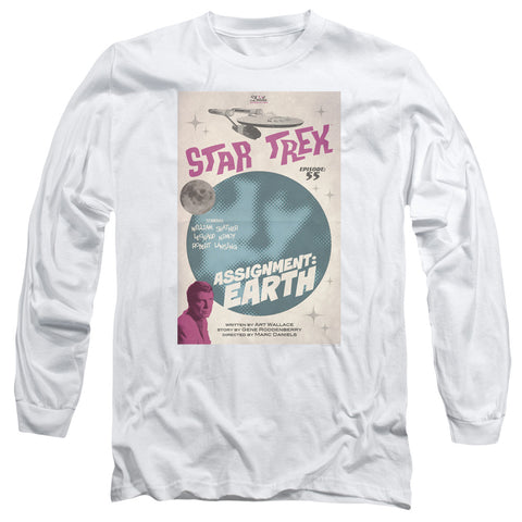 Star Trek/tos Episode 55- L/s Adult 18/1 -white