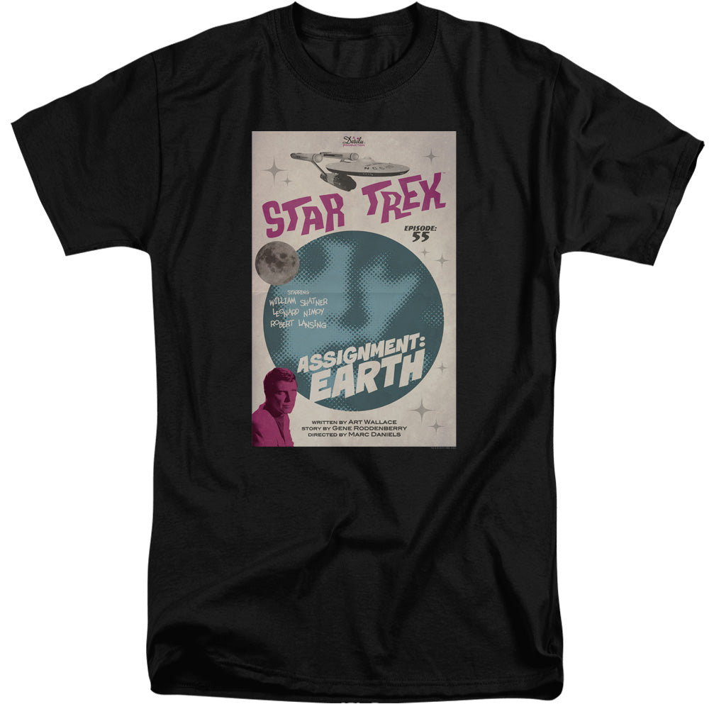 Star Trek/tos Episode 55-s/s Adult Tall 18/1-black