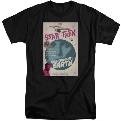 Star Trek/tos Episode 55-s/s Adult Tall 18/1-black