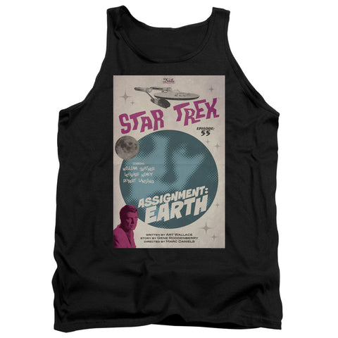 Star Trek/tos Episode 55-adult Tank-black