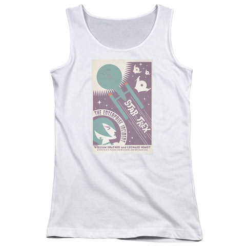 Star Trek/tos Episode 57-juniors Tank Top-white