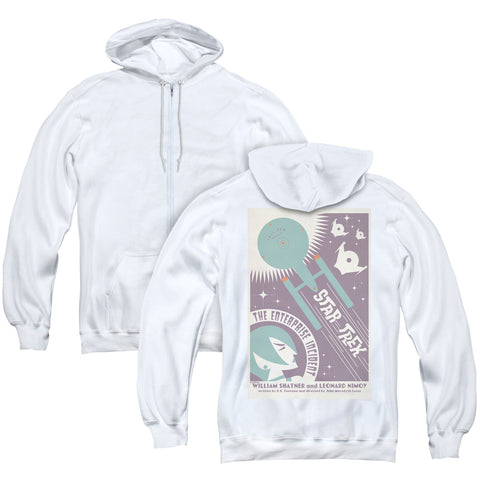 Star Trek/tos Episode 57 (back Print) - Adult Zipper Hoodie-white