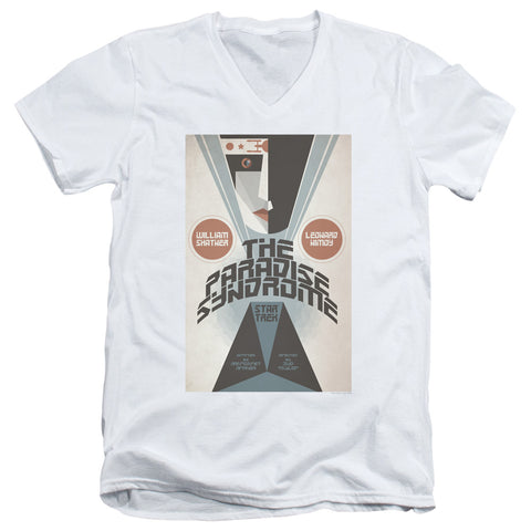 Star Trek/tos Episode 58-s/s Adult V-neck 30/1-white