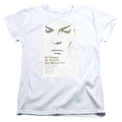 Star Trek/tos Episode 60-s/s Womens Tee-white