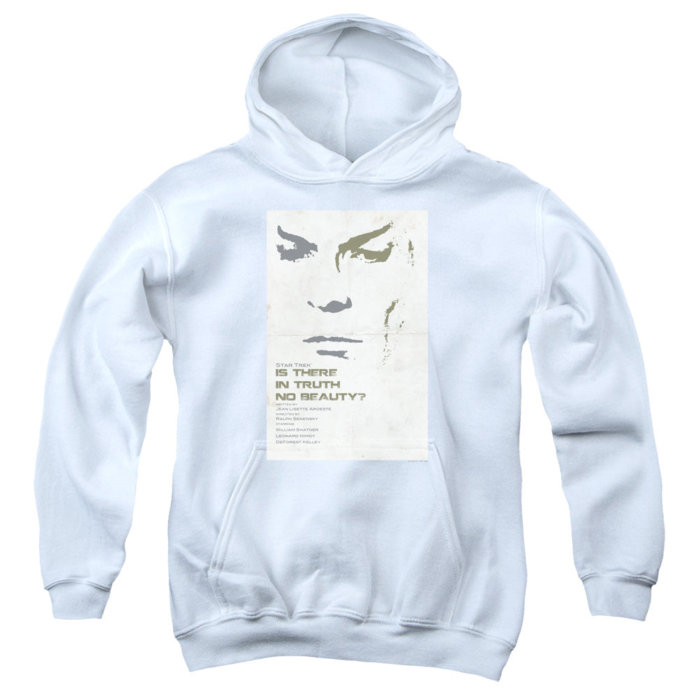 Star Trek/tos Episode 60-youth Pull-over Hoodie-white