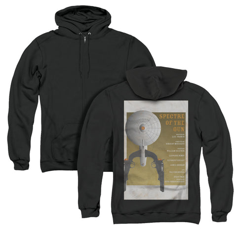 Star Trek/tos Episode 61 (back Print) - Adult Zipper Hoodie-black