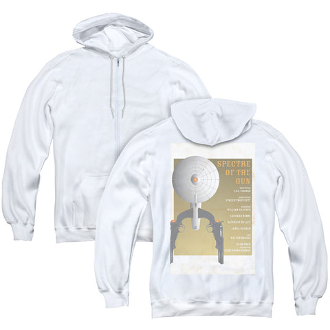 Star Trek/tos Episode 61 (back Print) - Adult Zipper Hoodie-white