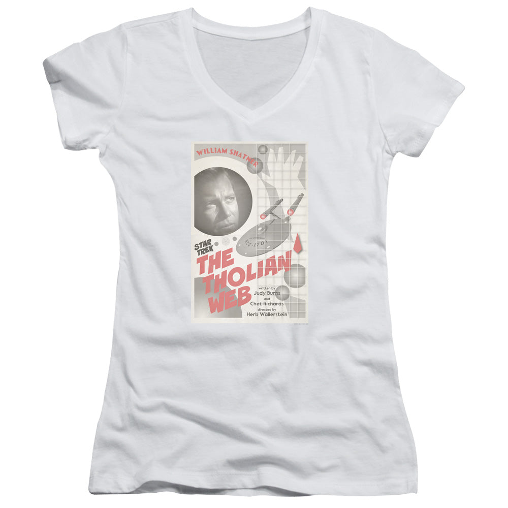 Star Trek/tos Episode 64-junior V-neck-white