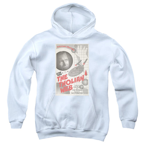 Star Trek/tos Episode 64-youth Pull-over Hoodie-white