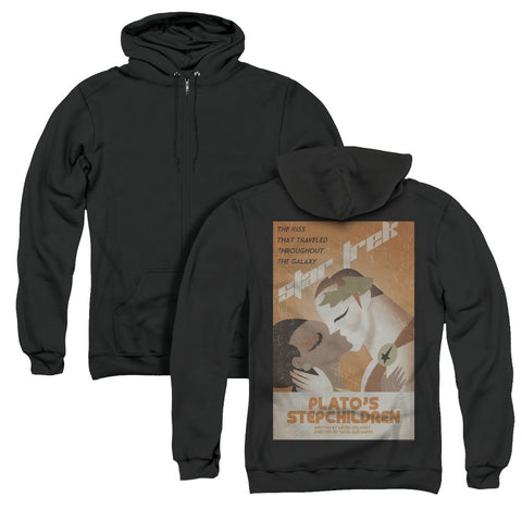 Star Trek/tos Episode 65 (back Print) - Adult Zipper Hoodie-black