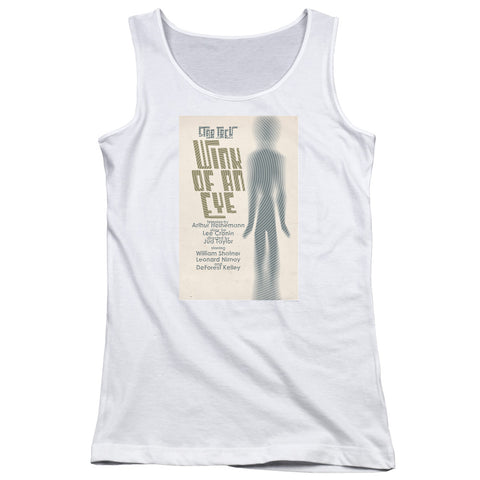 Star Trek/tos Episode 66-juniors Tank Top-white