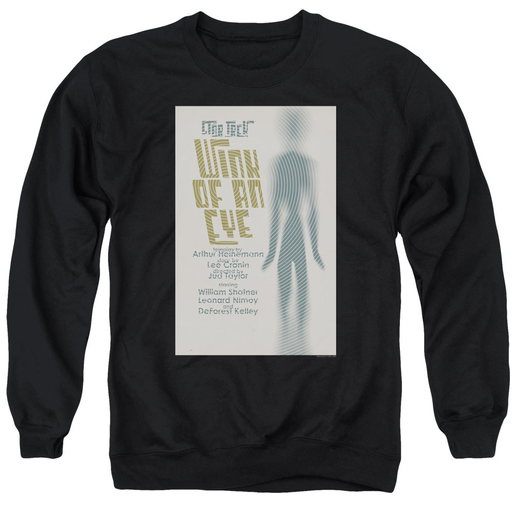 Star Trek/tos Episode 66-adult Crewneck Sweatshirt-black