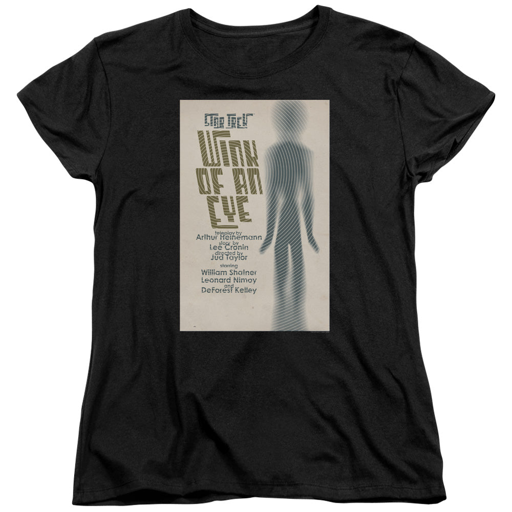 Star Trek/tos Episode 66-s/s Womens Tee-black