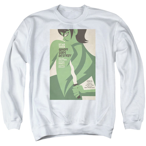 Star Trek/tos Episode 69-adult Crewneck Sweatshirt-white