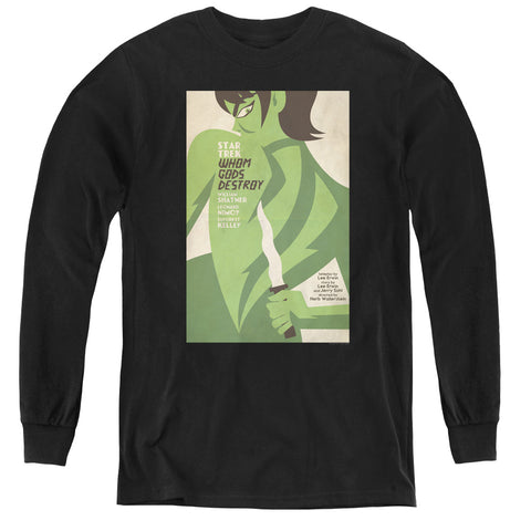 Star Trek/tos Episode 69-youth Long Sleeve Tee-black