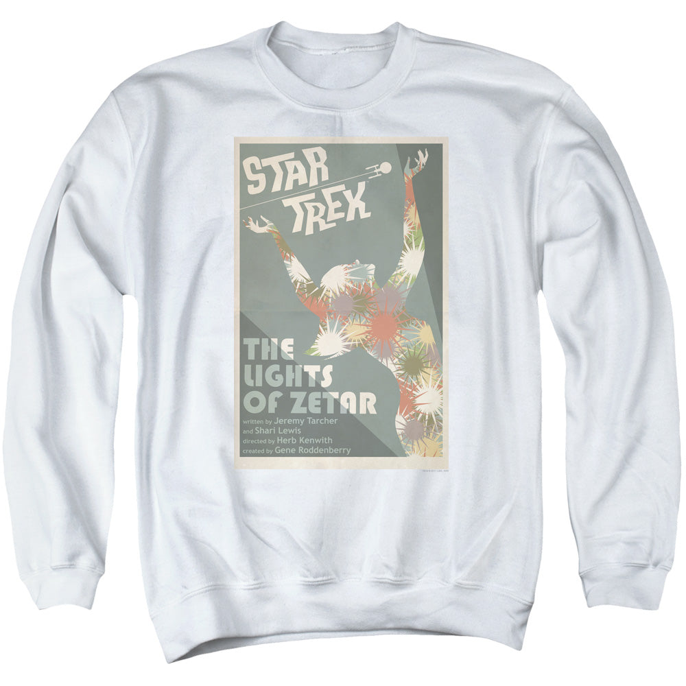 Star Trek/tos Episode 73-adult Crewneck Sweatshirt-white