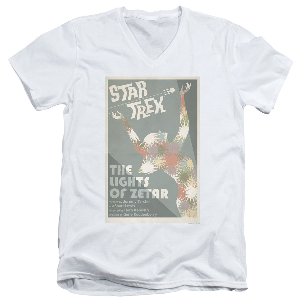 Star Trek/tos Episode 73-s/s Adult V-neck 30/1-white