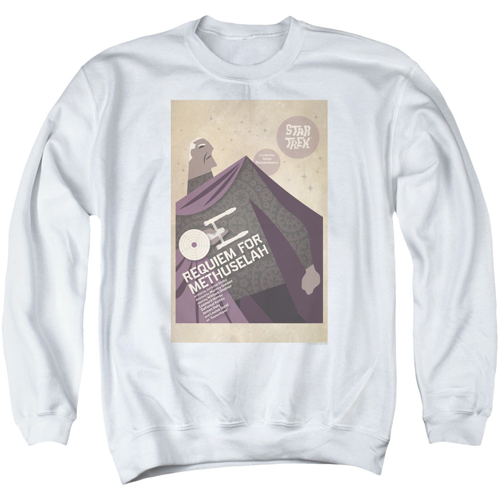 Star Trek/tos Episode 74-adult Crewneck Sweatshirt-white