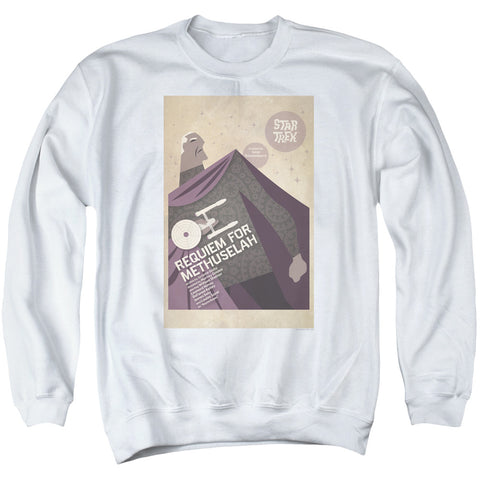 Star Trek/tos Episode 74-adult Crewneck Sweatshirt-white