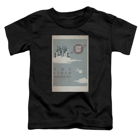 Star Trek/tos Episode 76-s/s Toddler Tee-black