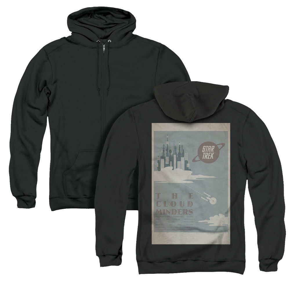Star Trek/tos Episode 76 (back Print) - Adult Zipper Hoodie-black
