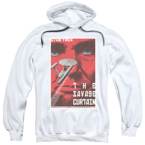 Star Trek/tos Episode 77-adult Pull-over Hoodie-white