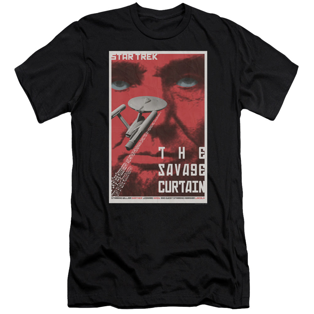Star Trek/tos Episode 77-premuim Canvas Adult Slim Fit 30/1-black