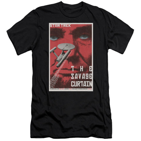 Star Trek/tos Episode 77-premuim Canvas Adult Slim Fit 30/1-black