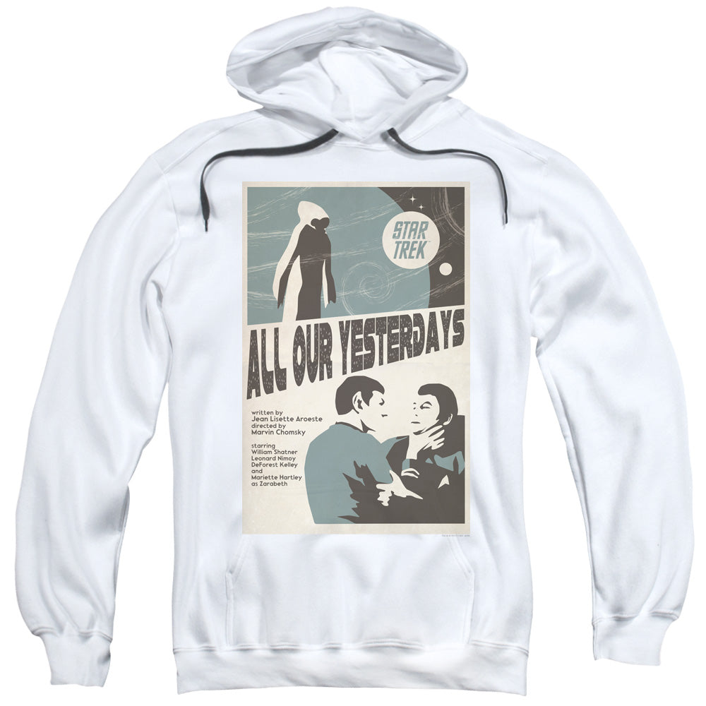 Star Trek/tos Episode 78-adult Pull-over Hoodie-white