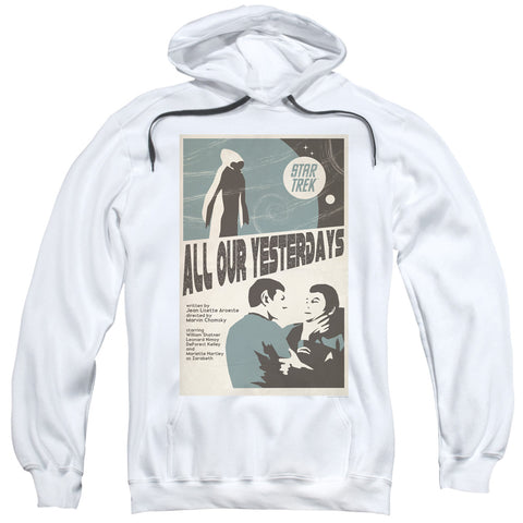 Star Trek/tos Episode 78-adult Pull-over Hoodie-white
