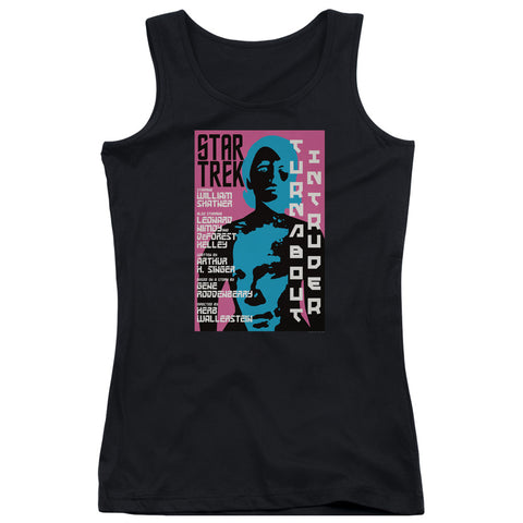 Star Trek/tos Episode 79-juniors Tank Top-black