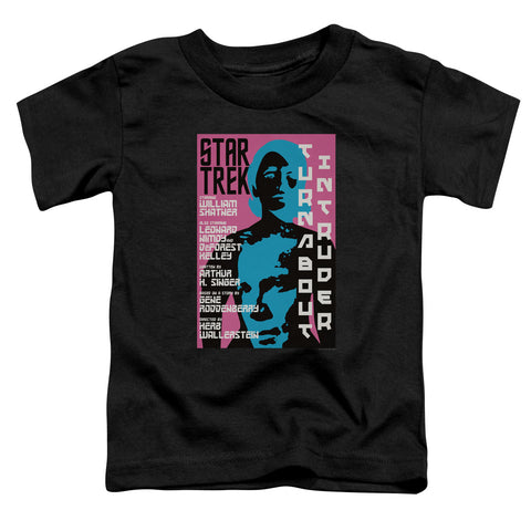 Star Trek/tos Episode 79-s/s Toddler Tee-black