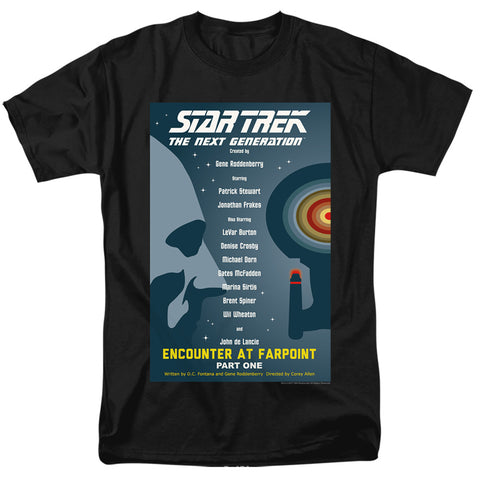 Star Trek/tng Season 1 Episode 1-s/s Adult 18/1-black