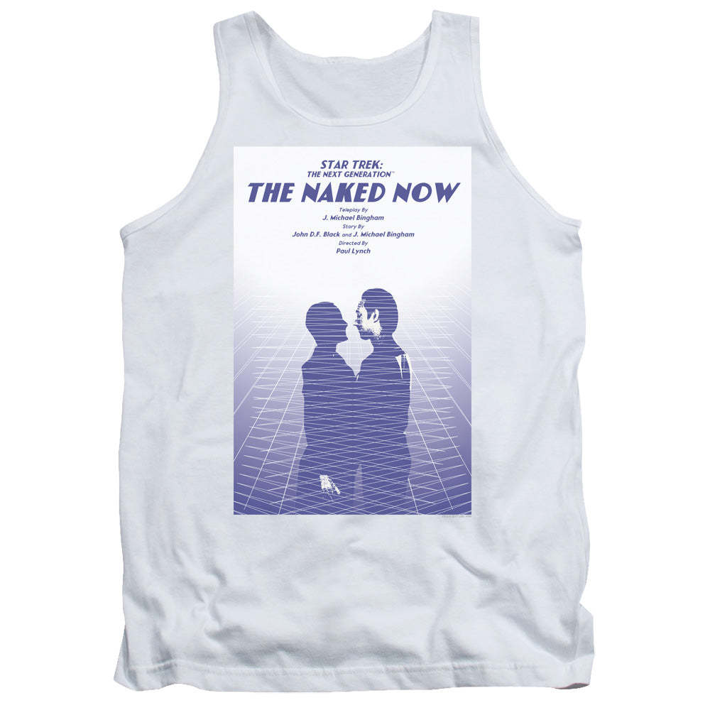 Star Trek/tng Season 1 Episode 3-adult Tank-white