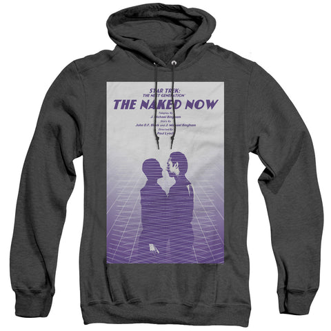 Star Trek/tng Season 1 Episode 3-adult Heather Hoodie-black