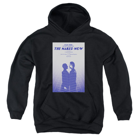 Star Trek/tng Season 1 Episode 3-youth Pull-over Hoodie-black