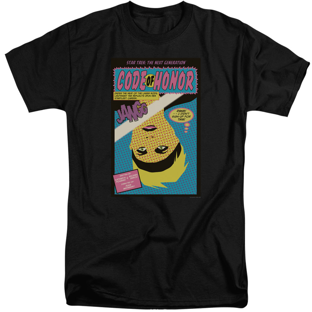 Star Trek/tng Season 1 Episode 4-s/s Adult Tall 18/1-black