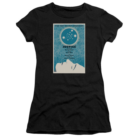 Star Trek/tng Season 1 Episode 8-s/s Junior Sheer-black