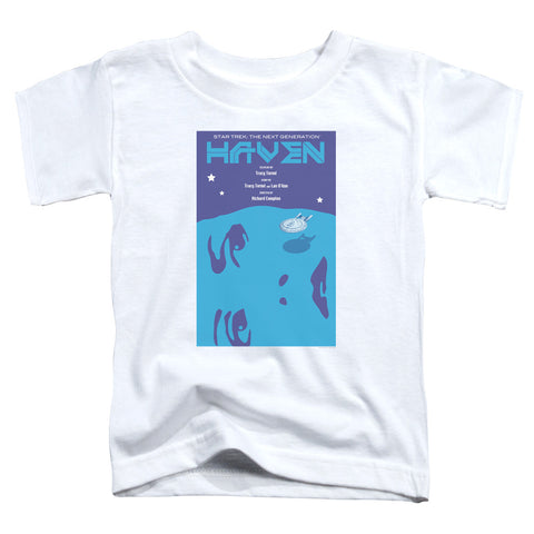 Star Trek/tng Season 1 Episode 11-s/s Toddler Tee-white